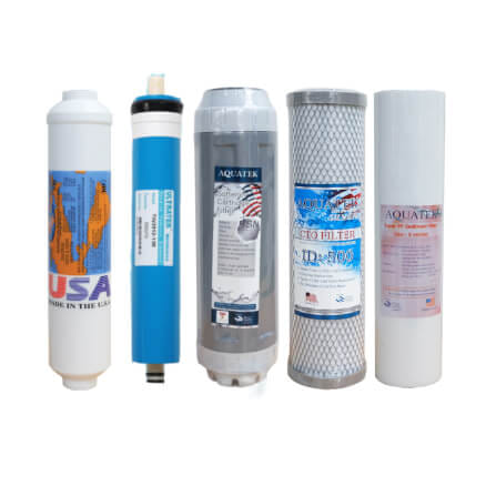 ไส้กรองน้ำ 5 ขั้นตอน AQUATEK ระบบ RO 100GPD รุ่น FAQ-RO100_0